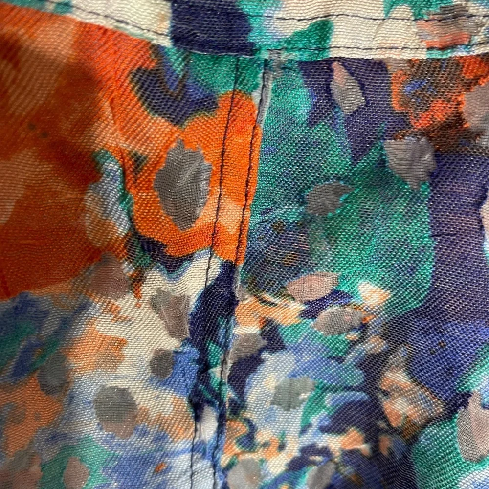 Ruby Rd Sheer Lace Floral Blouse size 18 Boho Hippie Vintage Y2K Artistic - Picture 11 of 13